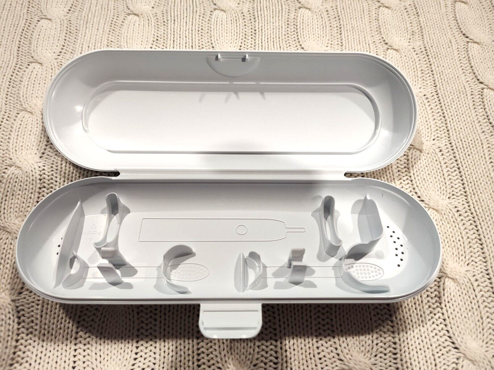 White Philips Sonicare Toothbrush Case Holder Plastic