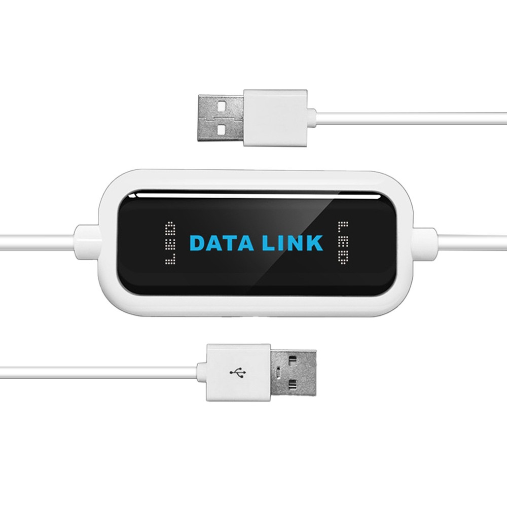 High Speed USB 2.0 PC to PC Data Transfer Sync Link Cable for Windows 10/11