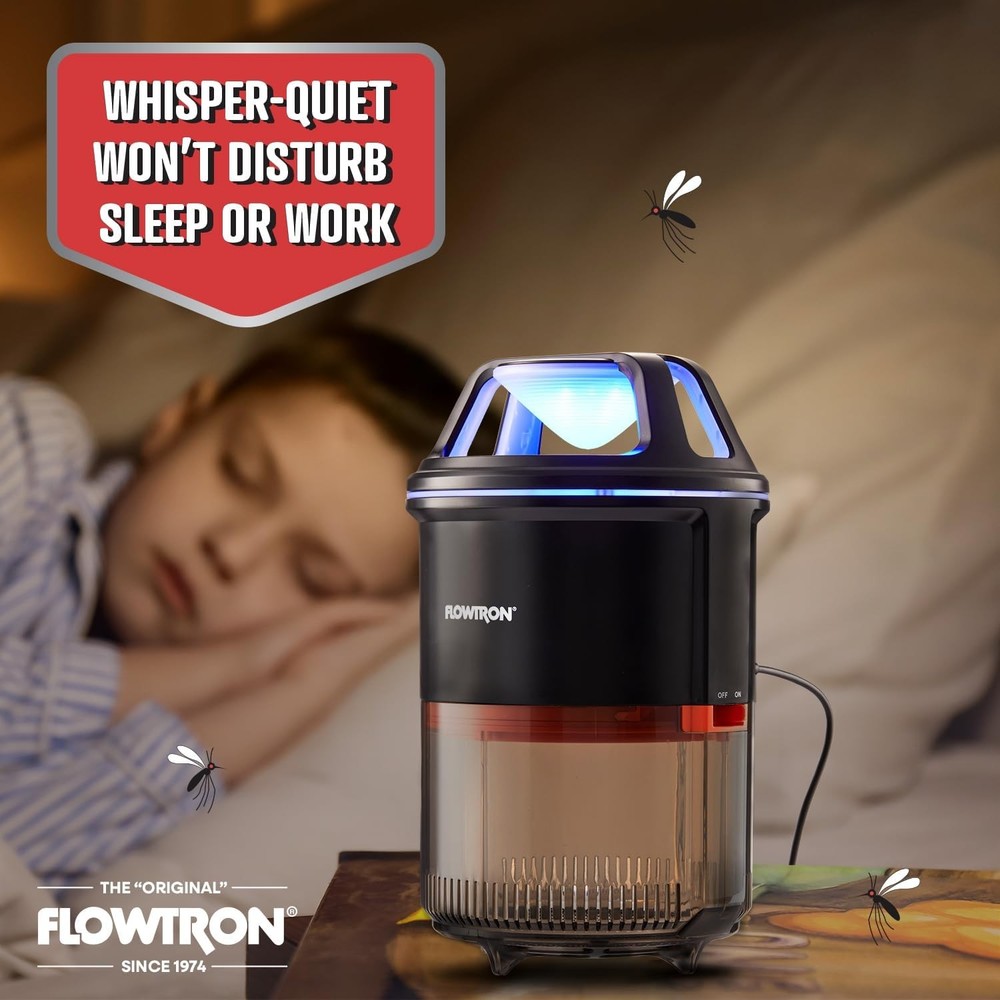 Flowtron Indoor Bug Trap with Quiet Fan & 860 SqFt Coverage