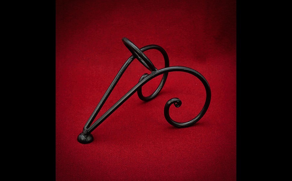 Medieval Horn Rack Hand Forged Iron Viking Knight Cosplay SCA Costume Accessory