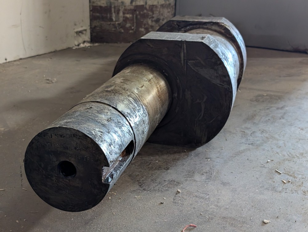 Minster Press replacement eccentric shaft, 66.5 inches long