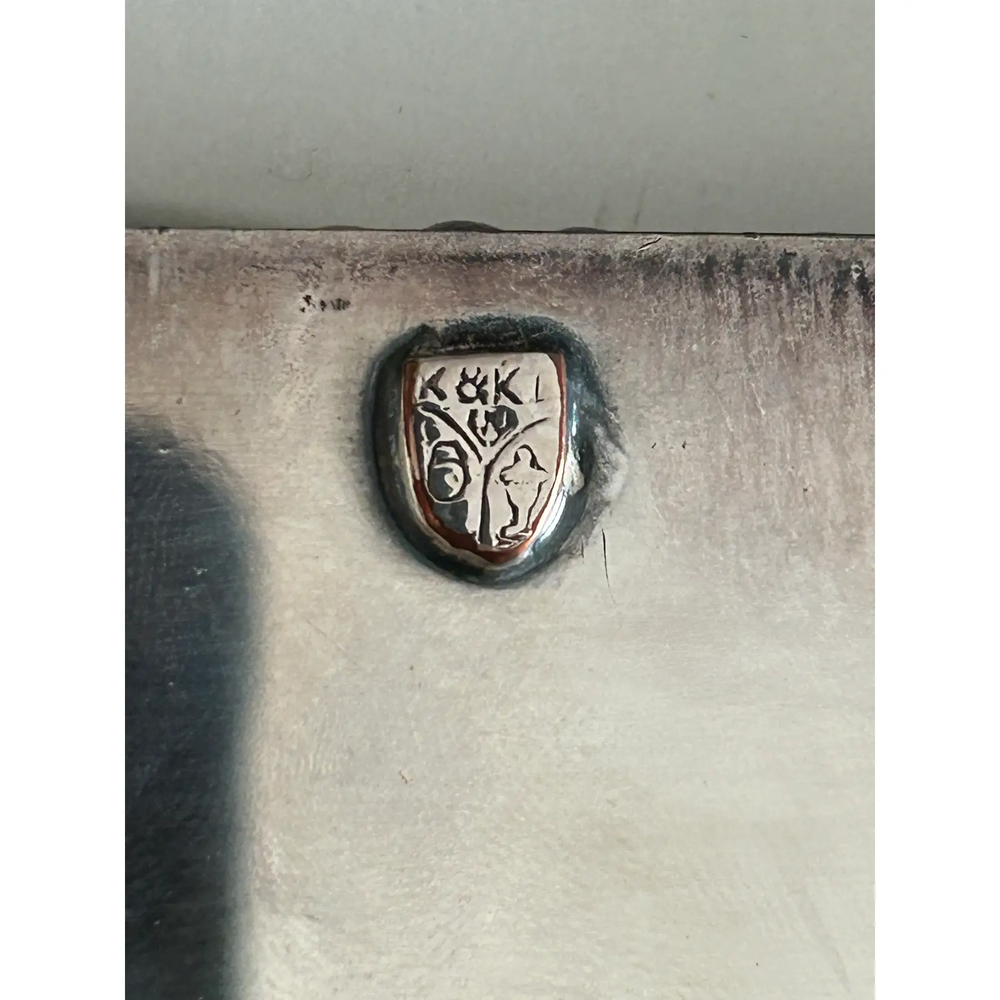 Marked K&K Silver Plate Serving Tray