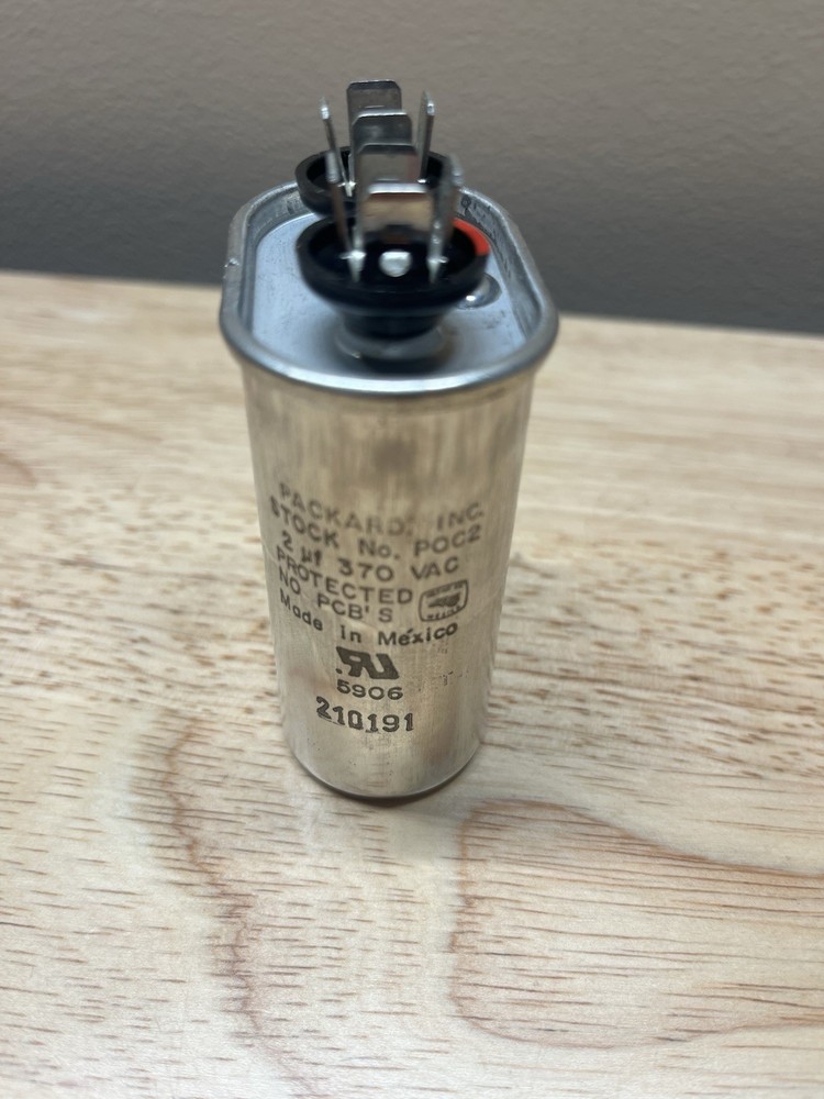 Packard POC2 Oval Run Capacitor 370V