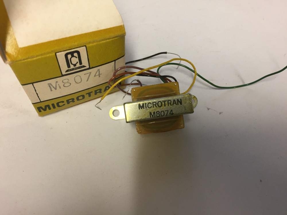M8074     MICROTRAN TRANSFORMER NOS