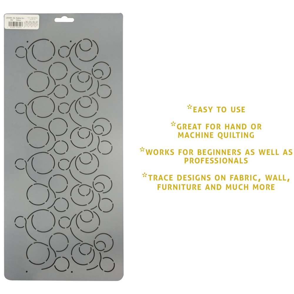 Bubble Quilting Stencils Circle Swirls Quilt Patterns Bubbles Stencil Template