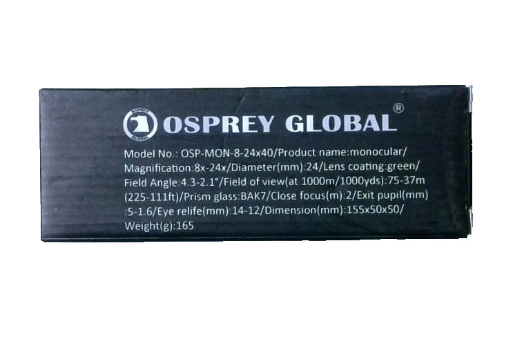 Osprey Global OSP-MON-8-24x40 Monocular