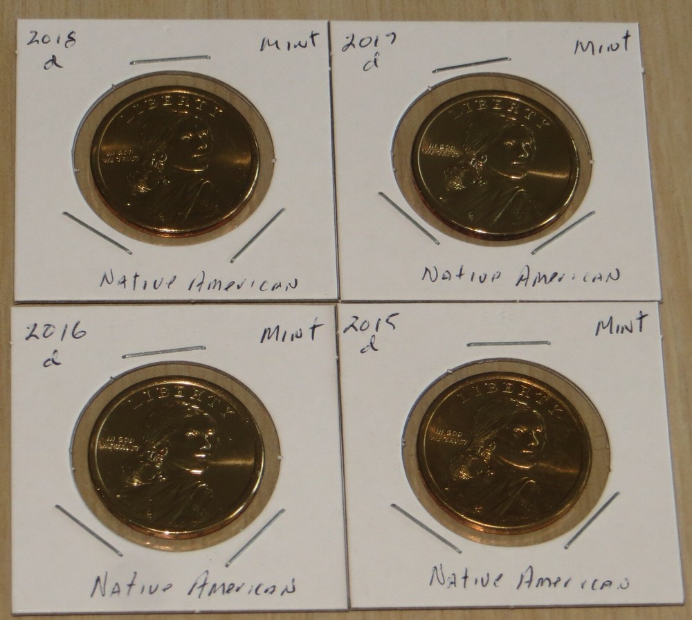 2015d-2018d US Mint Native Americans Dollar NA4