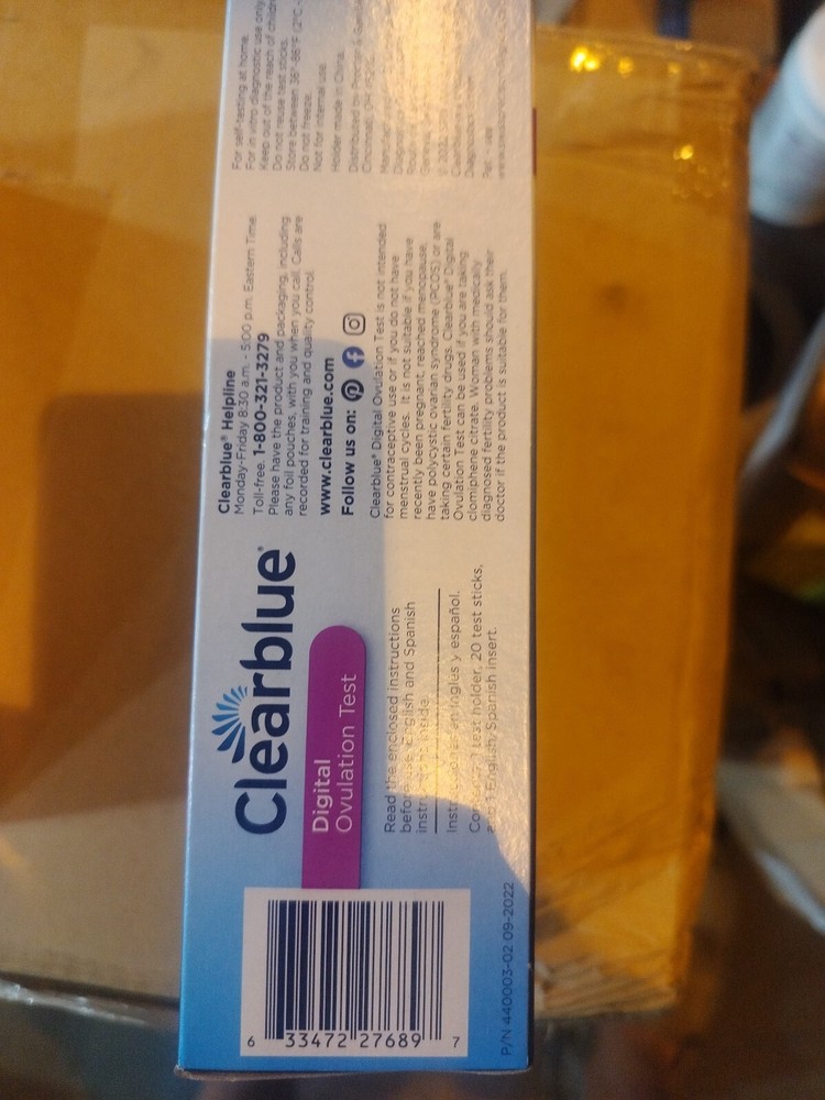 Clearblue Digital Ovulation Test - 20 Tests-2 Boxes