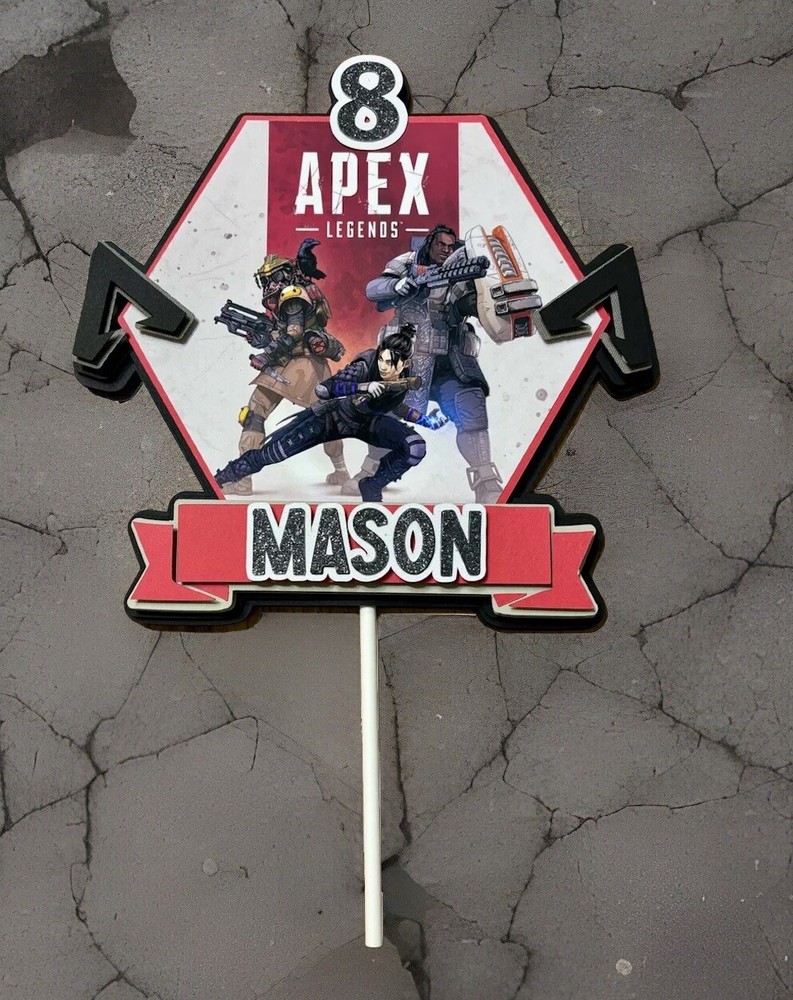 Custom Apex Legends  Video Game Birthday cake Topper