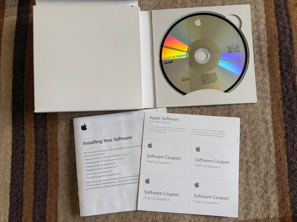 Apple Final Cut Express 4 HD - Video Editing Software - Full Retail version