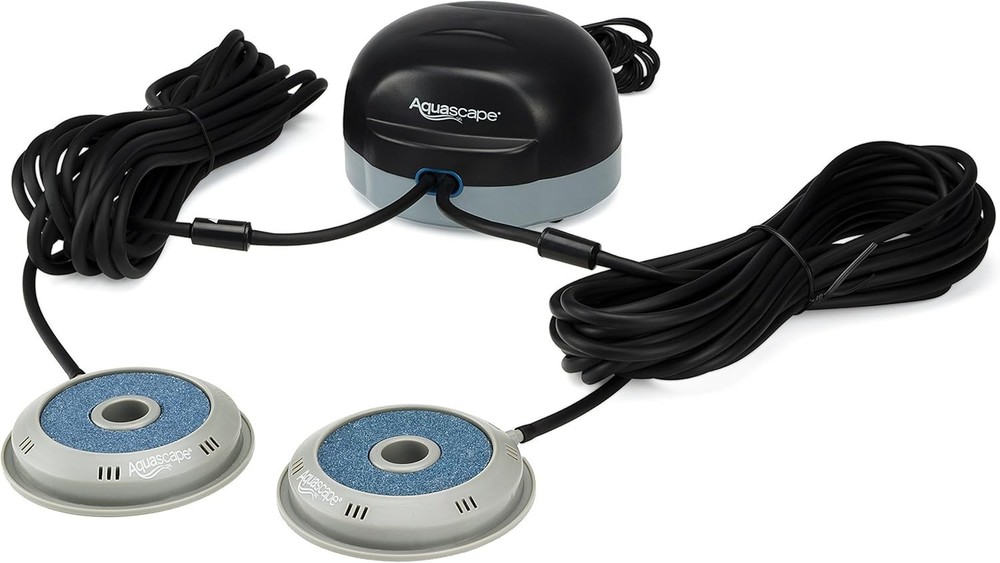 Weather-Resistant Pond Air System, 2 Outlets