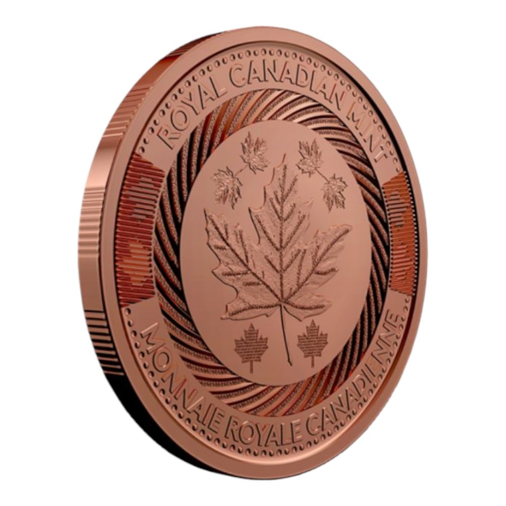 Canada Royal Mint Security Prototype Test Token Coin - Copper, 2021