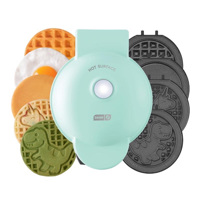 Dash 1 waffle Aqua Plastic Waffle Maker 6088618