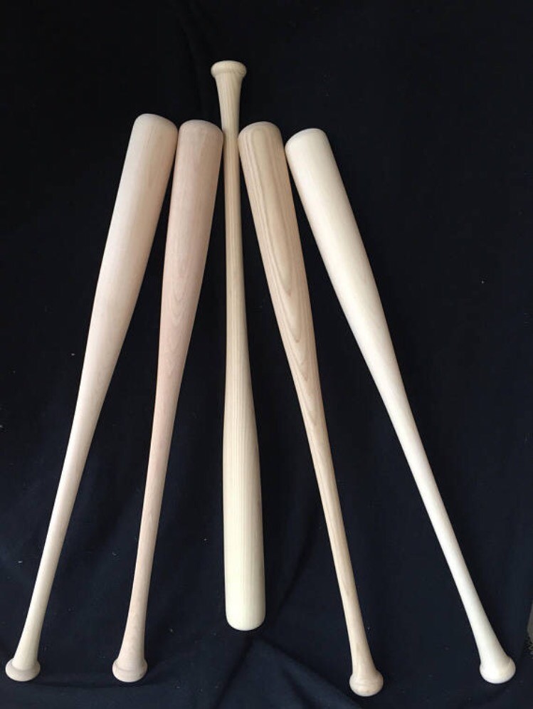 4-34” CRAFT QUALITY Wood Blem Baseball Bats (Free Shipping!)
