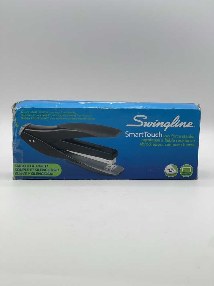 SmartTouch Desktop Stapler Reduced Effort 25 Sheets Gray/Gray