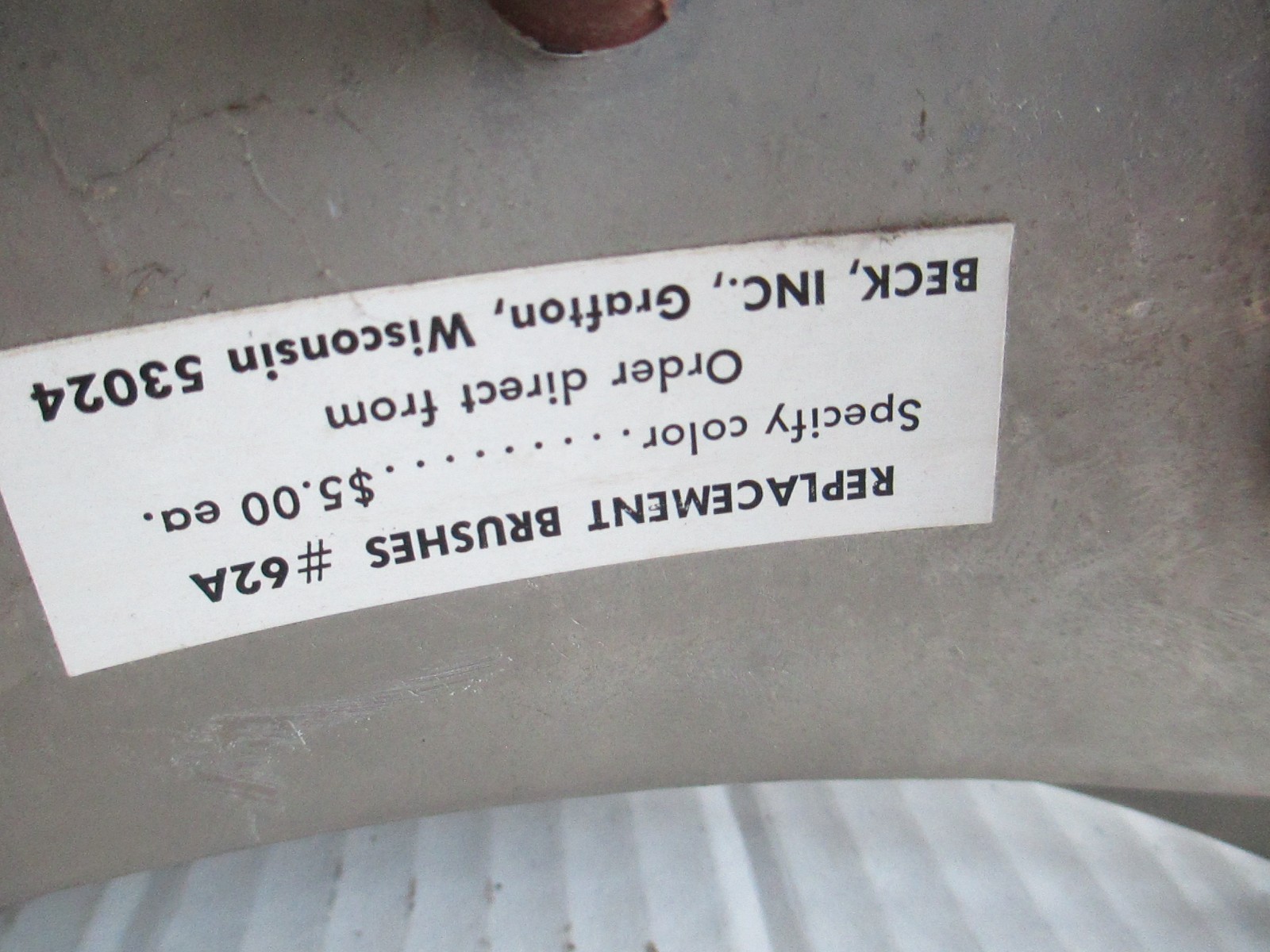 Very Nice Vintage Beck Electric Shoe Polisher & Buffer Model 277 BSMT