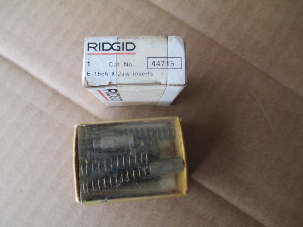 2 SETS RIDGID E-1666X JAW INSERTS NEW REPLACEMENT MOTOR BRUSH