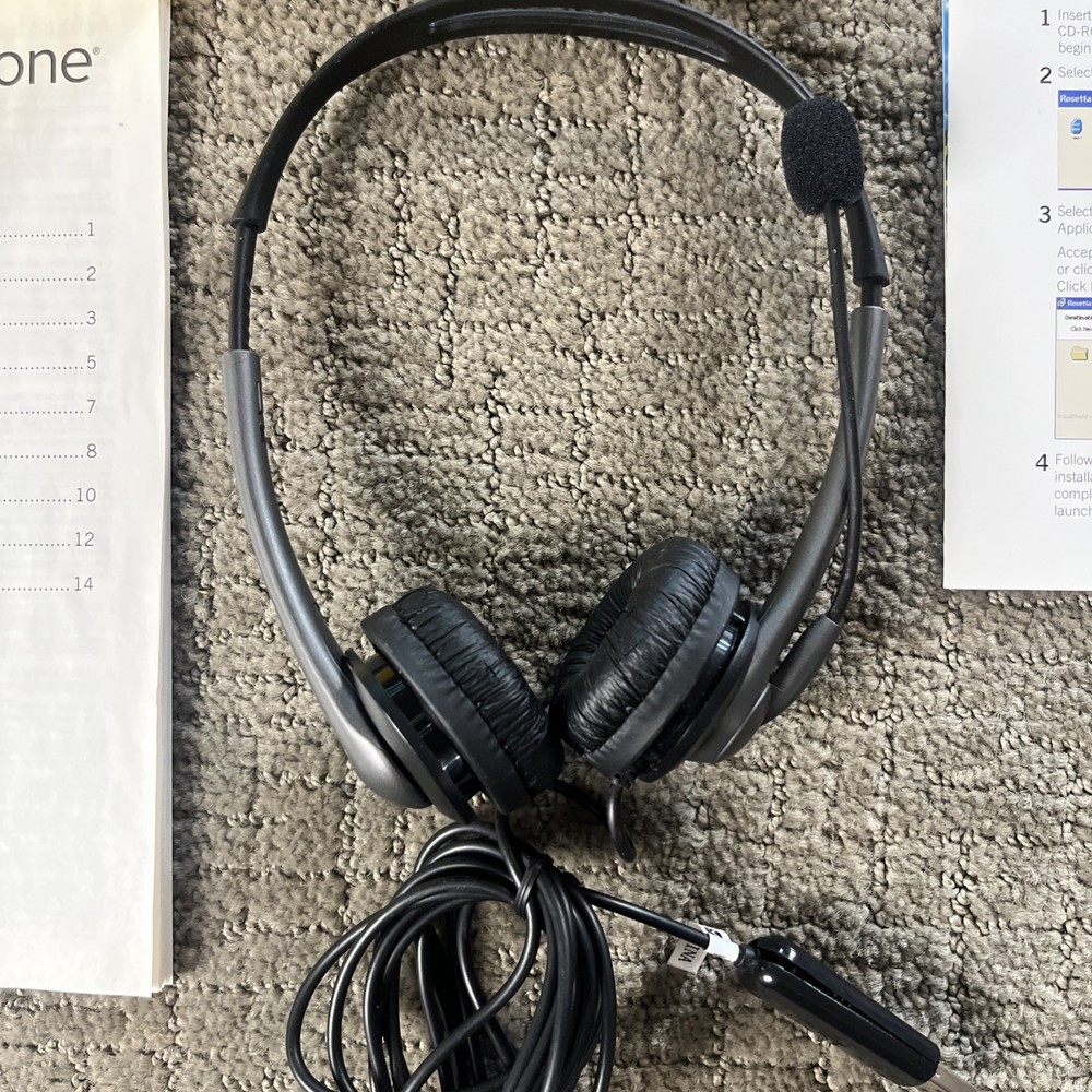 Rosetta Stone Spanish Level 1 Version 3 Complete With Headset