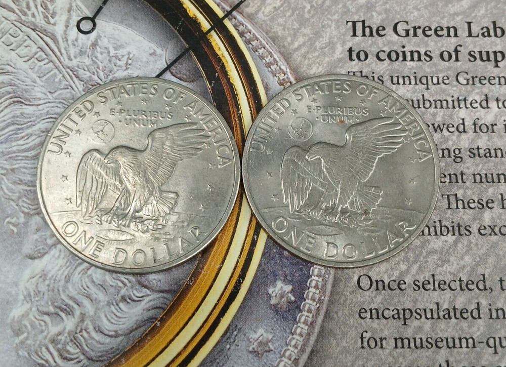 Eisenhower dollars 1971 & 1972 TP-6016
