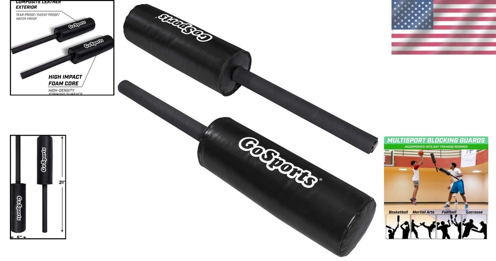 Padded Blocking Sticks - 2 Pack | Ultimate Training Tool for MMA & Sports
