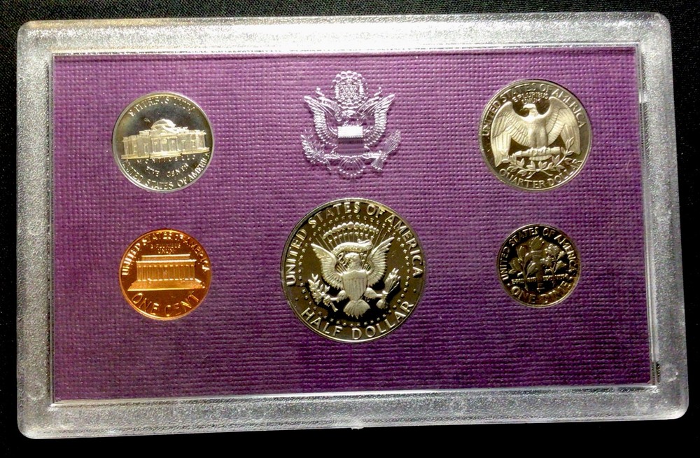 1984 U.S. Proof Set! Five Coin Set In Original Packaging! ENN Coins