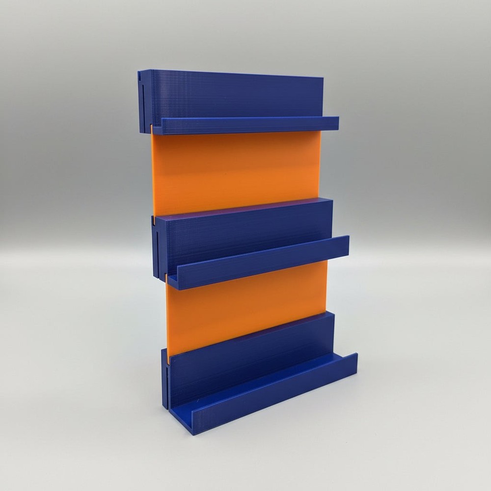 3D Printed 3 Tier Shelf Multi Card Display