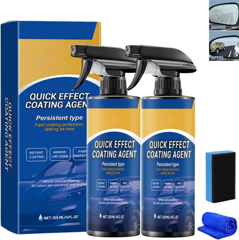 Advanced Car Quick-Acting Coating Agent Spray, Car Coating Spray, Quick Effect
