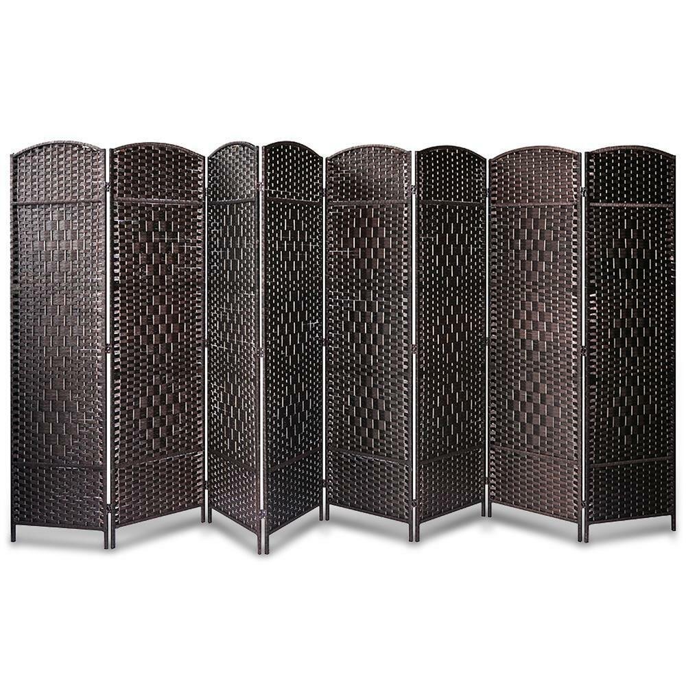 Serenelife Indoor Decorative 8-Panel Screen-Freestanding Wide Room Divider