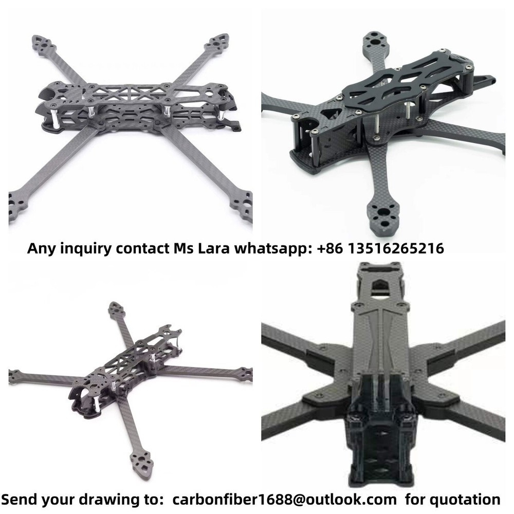 3K Carbon Fiber Sheet Customized Cutting Carbon Plate Processing CNC Machining