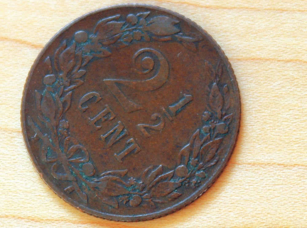 1905 Netherlands 2 1/2 Cents