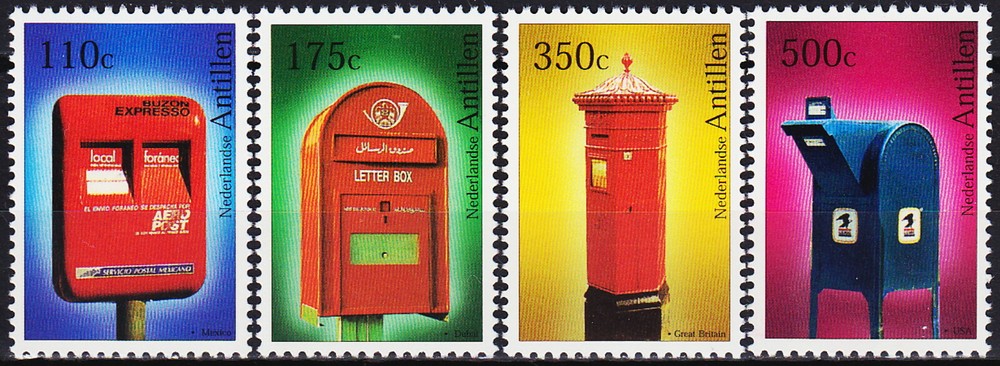 Netherlands Antilles Post Mailboxes 2000 MNH-33,50 Euro