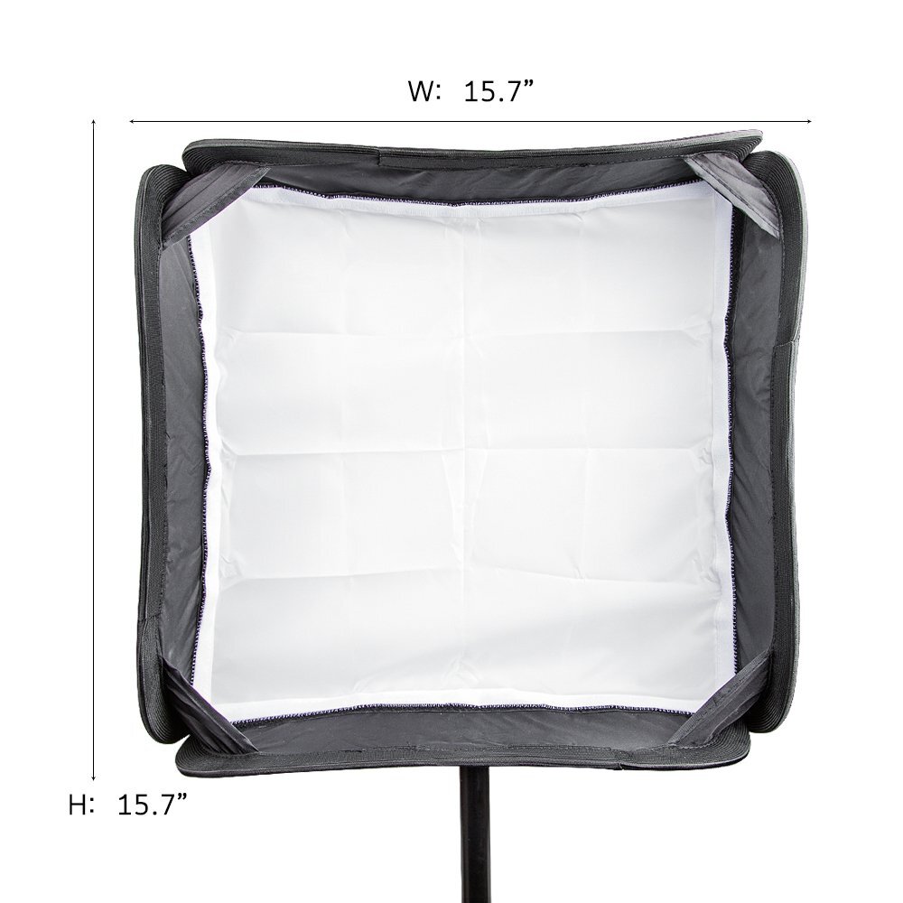 Godox Studio Flash Speedlite Softbox 40*40cm 40x40 + S type Bracket Mount Kit