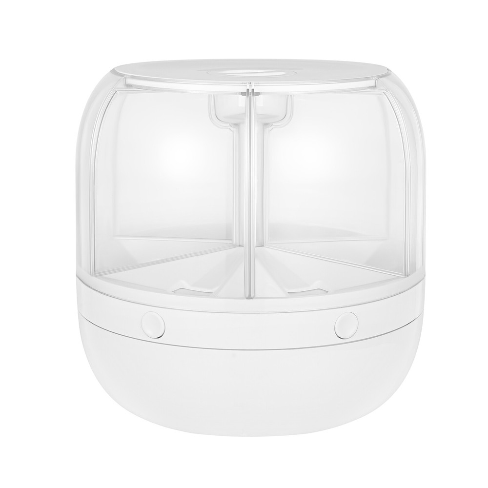 360° Rotatable Cereal Grain Dispenser Storage Box Kitchen Rice Container US