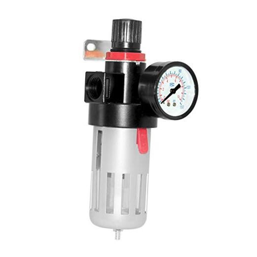 BFR4000 1/2" Air Compressor Filter Regulator Combo,Manual Drain with 1/2"NPT