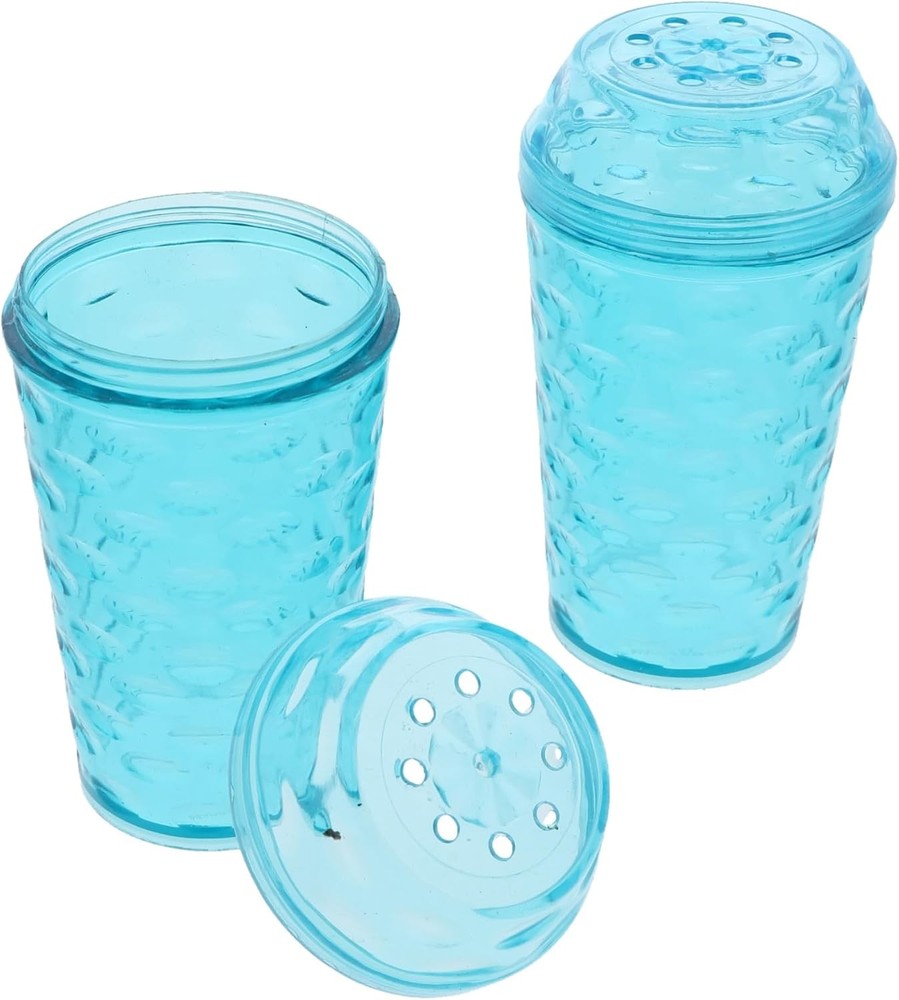 Clear Plastic Salt and Pepper Shaker Set