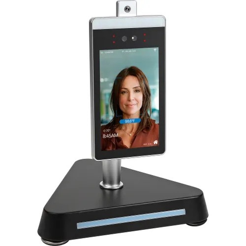 Facial Recognition & Body Temperature Camera System With Counter Stand, Linux OS