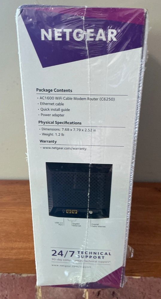 NETGEAR AC1600 WiFi Cable Modem Router