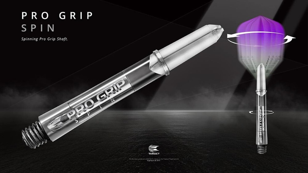 Target Pro Grip Spinning Polycarbonate - Black Medium