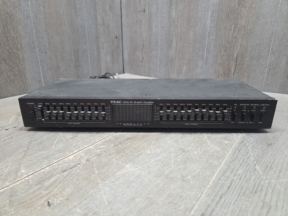 TEAC EQA-10 Graphic Equalizer Visualizer Spectrum Display (Only Somt Channels