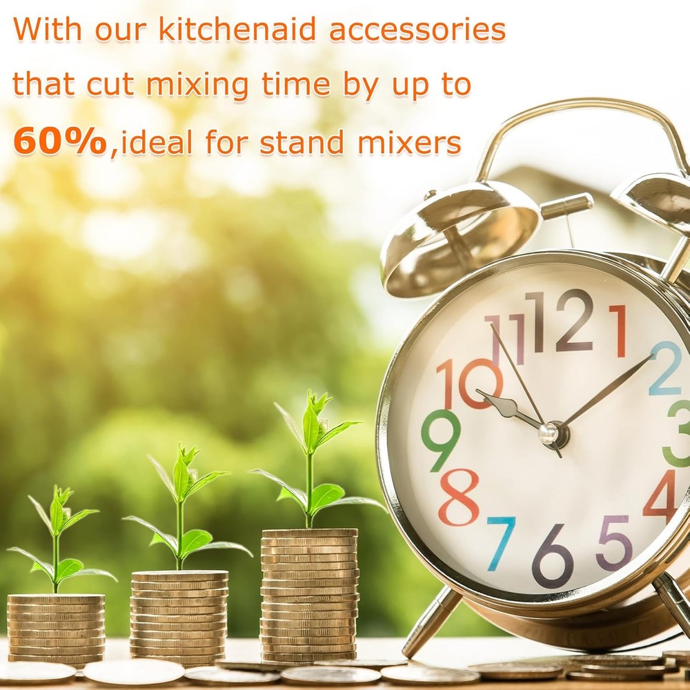 Stand Mixer Attachments 3-Piece Kit -Replace for Kitchen aid Accessories...
