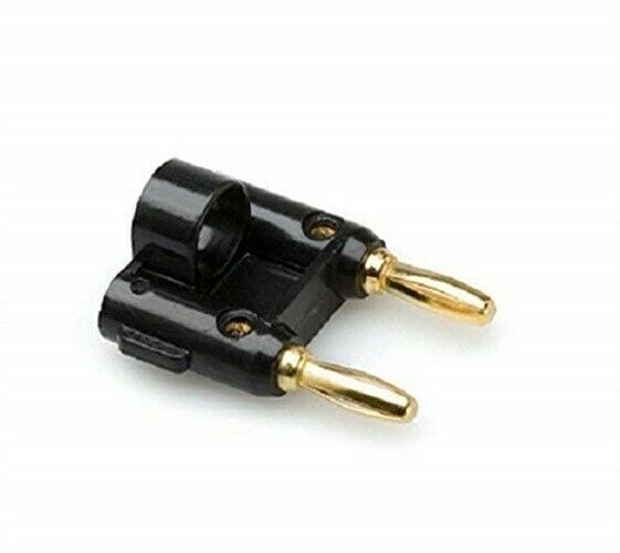 Connector Dual Banana Black