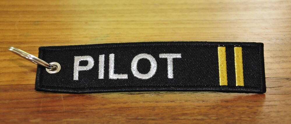 PILOT II keychain keyring bagage tag