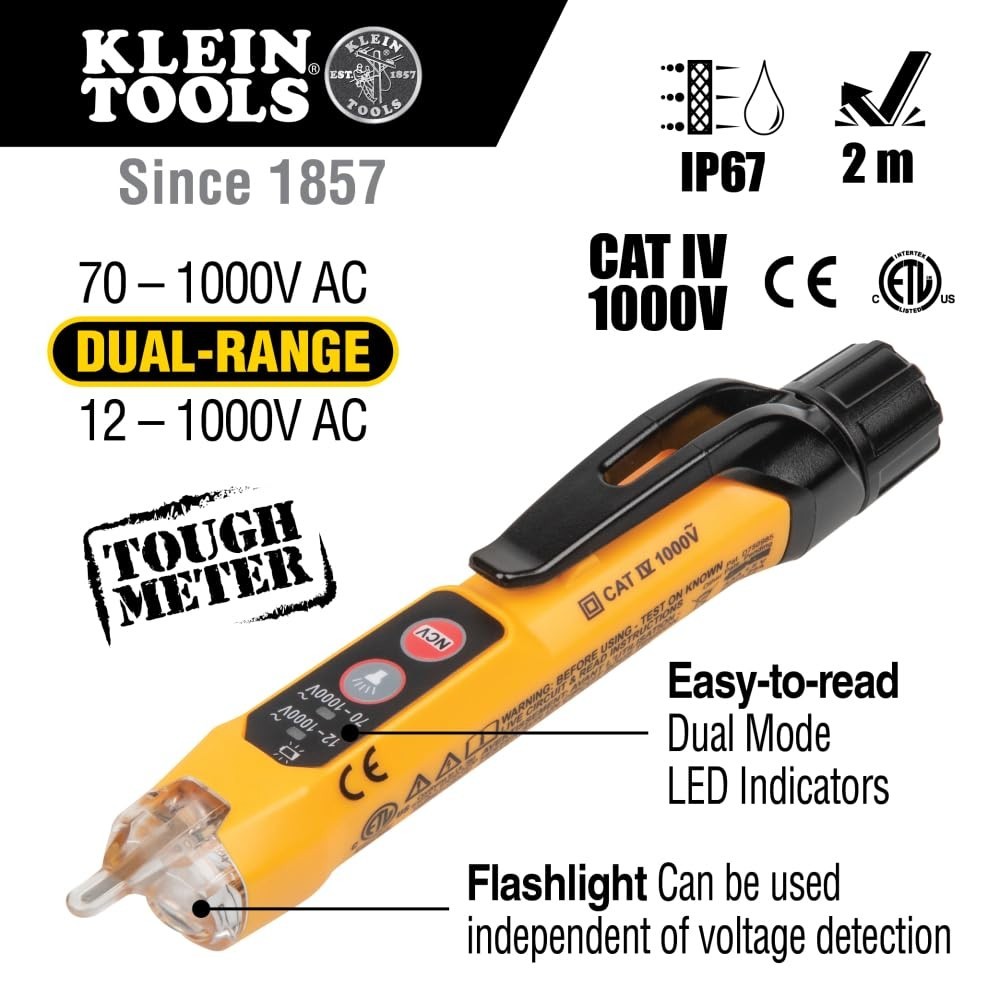 Electrical Voltage Kit Clamp Meter Testers Leads Pouch Batteries