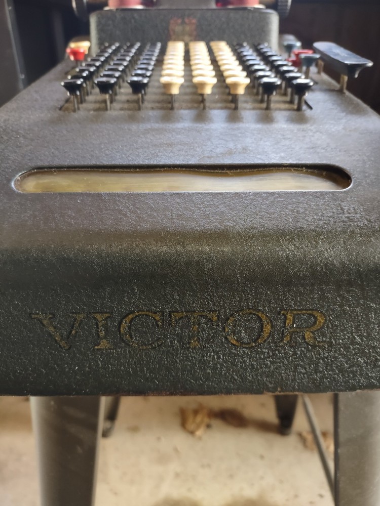 Vintage Victor Adding Machine 1919 1920 Chicago IL