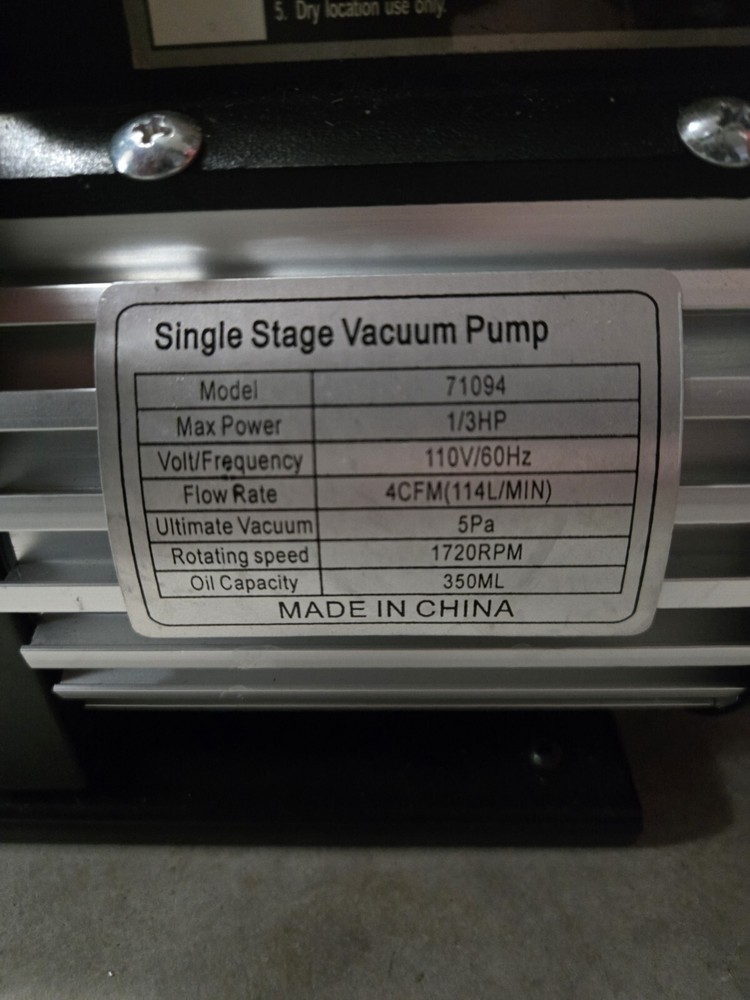 Rotary Vacuum Pump ( 4 CFM)