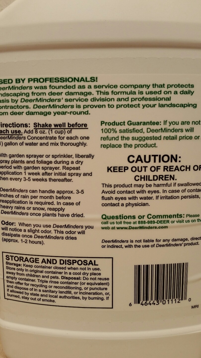 Deer Repellent Concentrate 32 oz