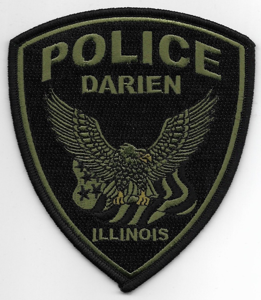 Prototype Darien DuPage County Illinois Police Department Patch Set