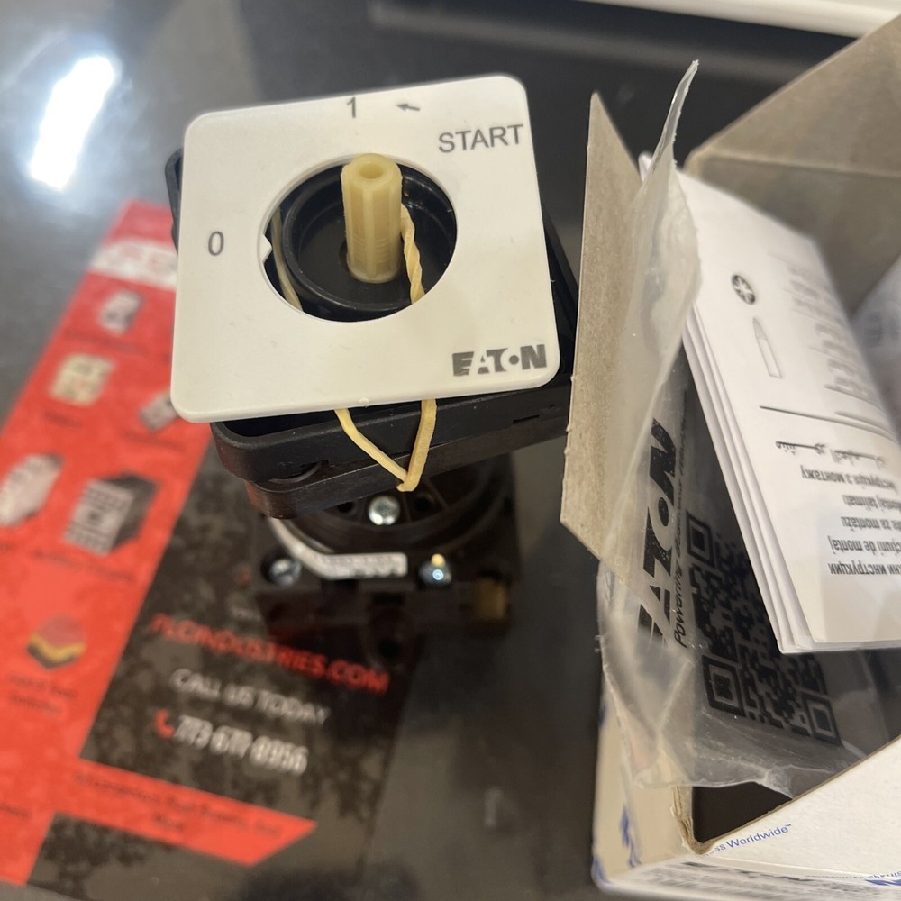 CAM SWITCH. T0–15511/Z. SPRING RETURN SINGLE POLE. EATON
