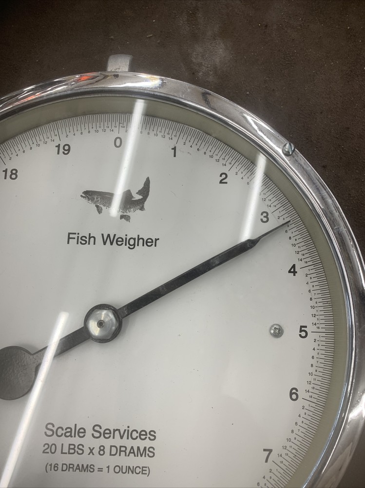 SCALE SERVICES FISH WEIGHER 20lbs x8 Drams