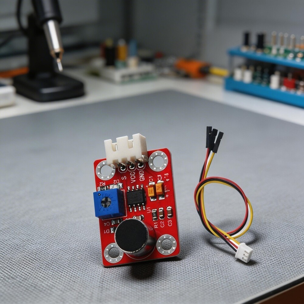 Audio Module Microphone Sensor Adjustable Amplification Onboard Potentiometer